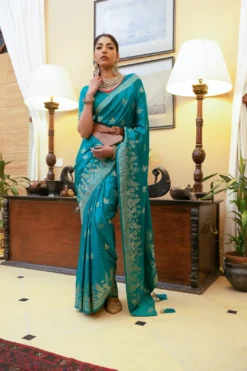 Kira Creations Scarlett Vol 2 Satin Silk Designer Saree Wholesale