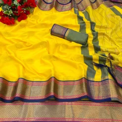 Kriti Big Paithani Cotton Silk Saree