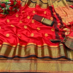 Kriti Big Paithani Cotton Silk Saree