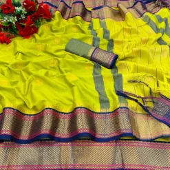 Kriti Big Paithani Cotton Silk Saree