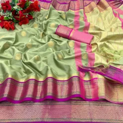 Kriti Big Paithani Cotton Silk Saree