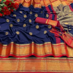 Kriti Big Paithani Cotton Silk Saree