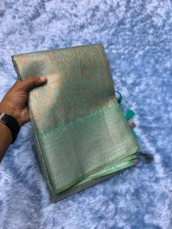 Kriti Komal 1 Bridal Kanjivaram Tissue Silk Saree