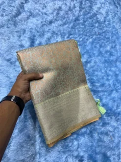 Kriti Komal 1 Bridal Kanjivaram Tissue Silk Saree