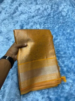 Kriti Komal 1 Bridal Kanjivaram Tissue Silk Saree