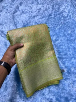 Kriti Komal 1 Bridal Kanjivaram Tissue Silk Saree