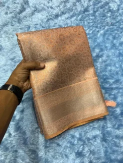 Kriti Komal 1 Bridal Kanjivaram Tissue Silk Saree