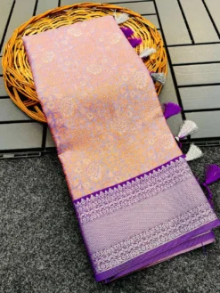 Kriti Komal 2 Kanjivaram Tissue Silk Saree
