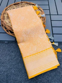 Kriti Komal 2 Kanjivaram Tissue Silk Saree