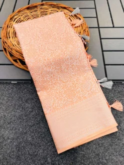 Kriti Komal 2 Kanjivaram Tissue Silk Saree