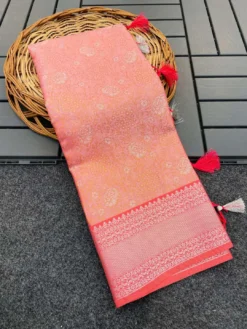 Kriti Komal 2 Kanjivaram Tissue Silk Saree