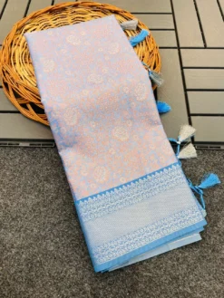 Kriti Komal 2 Kanjivaram Tissue Silk Saree