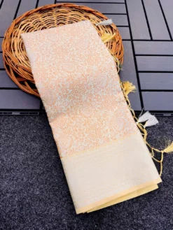 Kriti Komal 2 Kanjivaram Tissue Silk Saree