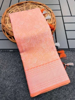 Kriti Komal 2 Kanjivaram Tissue Silk Saree