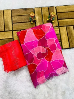 Kriti Multicolor Georgette Saree Wholesale