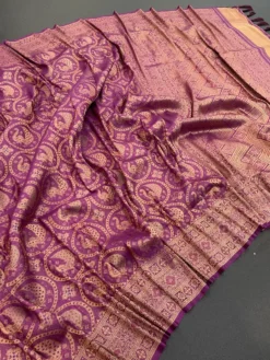 Kriti Nora Pure Kubera Pattu Silk Saree Wholesale