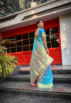 Kriti Organza Silk Saree Wholesale Online 2024