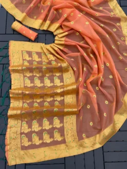 Kriti Organza Silk Saree Wholesale Online 2024