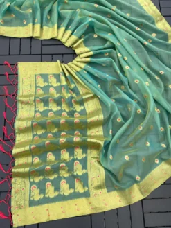 Kriti Organza Silk Saree Wholesale Online 2024