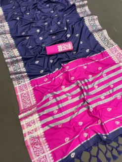 Kriti Rose Paithani Cotton Silk Saree Wholesale