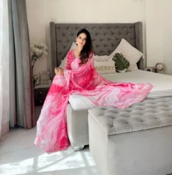 Kusum Ashwini Prism Printed Rangoli Silk Saree Wholesale