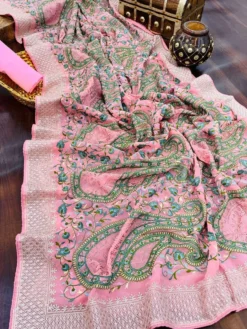 Kusum Komixa Chiffon Georgette Saree Price