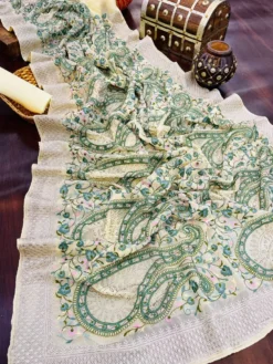 Kusum Komixa Chiffon Georgette Saree Price