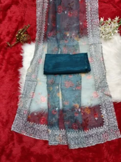 Kusum Mishri Organza Silk Saree Wholesale 2024