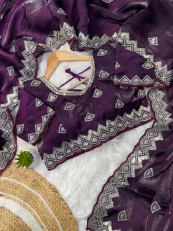 Kusum Omkara Pure Soft Jimmy Choo Silk Saree