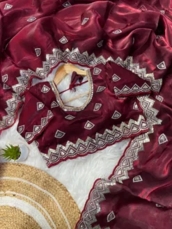 Kusum Omkara Pure Soft Jimmy Choo Silk Saree