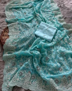 Kusum Vinchi Chiffon Georgette Sarees New Collection