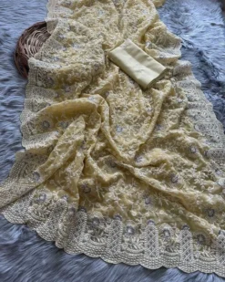 Kusum Vinchi Chiffon Georgette Sarees New Collection