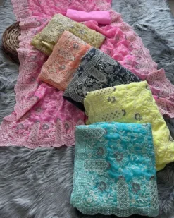 Kusum Vinchi Chiffon Georgette Sarees New Collection