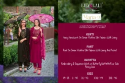 Lily And Lali Maria 9 Vol 4 Kurti Bottom With Dupatta