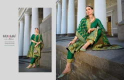 Lily And Lali Silkyness Vol 2 Jacquard Top Bottom With Dupatta