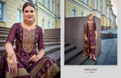 Lily And Lali Silkyness Vol 2 Jacquard Top Bottom With Dupatta