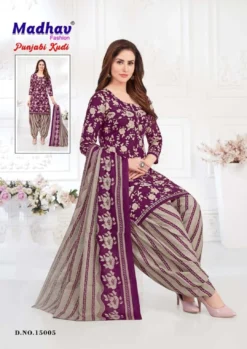 Madhav Punjabi Kudi Vol 15 Cotton Printed Dress Material