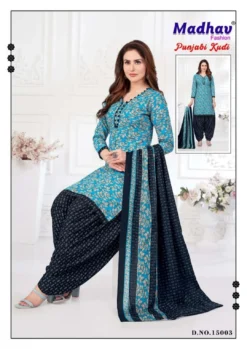 Madhav Punjabi Kudi Vol 15 Cotton Printed Dress Material