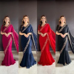 Madhuri 128 Party Wear Gown Saree Latest Collection