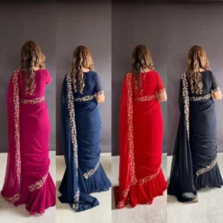 Madhuri 128 Party Wear Gown Saree Latest Collection