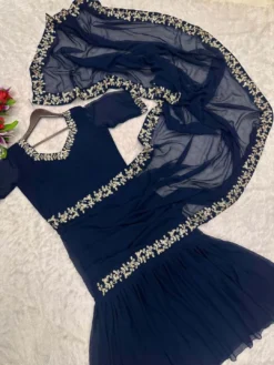 Madhuri 128 Party Wear Gown Saree Latest Collection