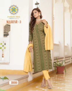 Mahiya Vol 3 By Passion Tree Ready Made Big Size New Collection