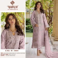 Mahnur Vol 50 Georgette Pakistani Salwar Kameez New Design