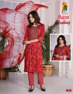 Master Dashing Printed Kurti Bottom With Dupatta Collection