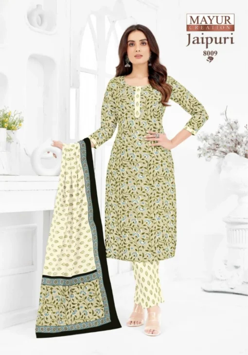 Mayur Jaipuri Vol 8 Cotton Dress Material Collection