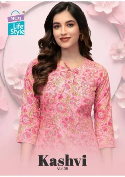 Mcm Kashvi Vol 5 Cotton Printed Short Top Collection