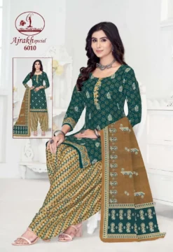 Miss World Ajrakh Vol 6 Cotton Printed Dress Material