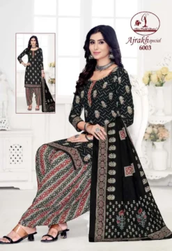 Miss World Ajrakh Vol 6 Cotton Printed Dress Material