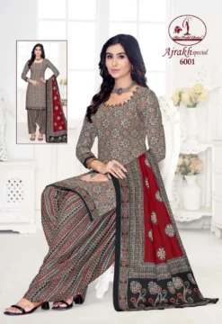 Miss World Ajrakh Vol 6 Cotton Printed Dress Material