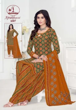Miss World Ajrakh Vol 6 Cotton Printed Dress Material